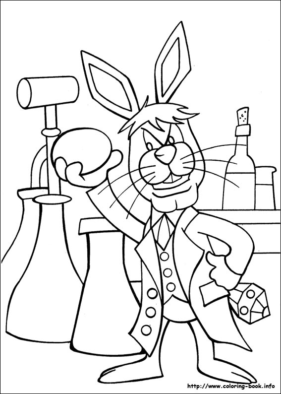 Peter Cottontail coloring picture